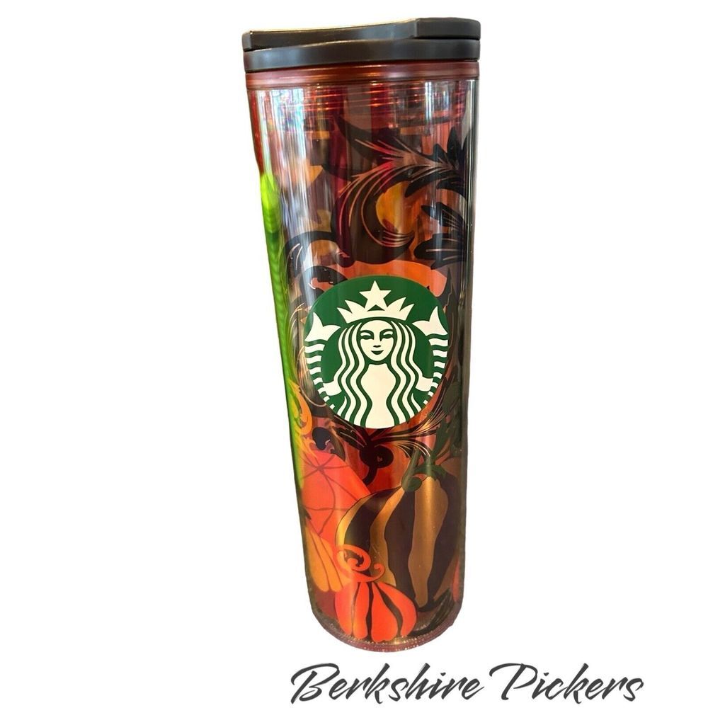 Halloween Black Cat Pumpkin Tumbler Starbucks Limited Edition 2021‎